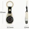 3-Pack Compass Keychain Carabiner