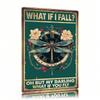 Vintage Metal Poster What If I Fall Oh My Darling Retro Wall Decor Home