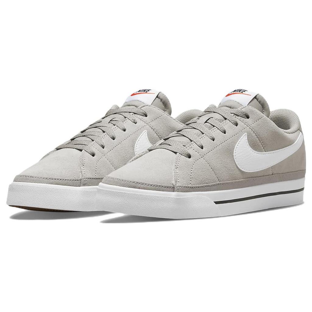 Nike Court Legacy Suede Kieselstein Herren Sneaker Grau Schwarz Gummi-Hellbraun DH0956-002