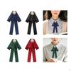 Ladies Bow Tie Brooch Gift, Elegant, Bowknot Collar Clothing Accessory for Dress Blouse Shirt