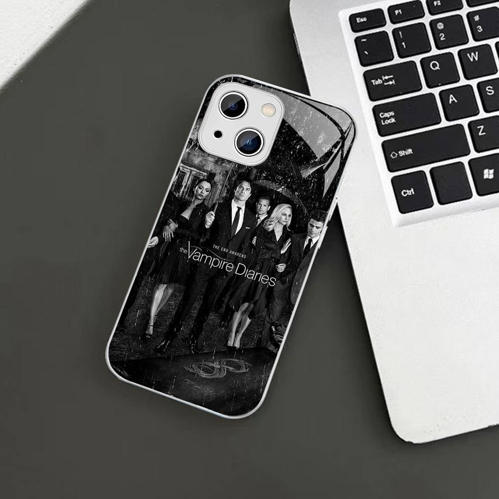 The Vampire Diaries TV For IPhone 14 13 12 Mini 11 Pro XS Max X XR 14 Plus Tempered Glass Cover