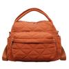 Women Nylon Quilted Tote Bag with Adjustable Strap Crossbody Bags for Work Shopping Travel Daily