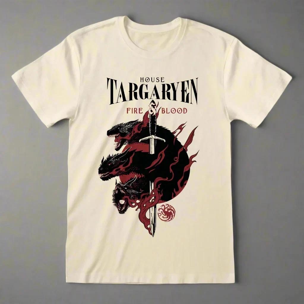 Game Of Thrones- House Targaryen T-Shirt Gildan Unisex 3XL