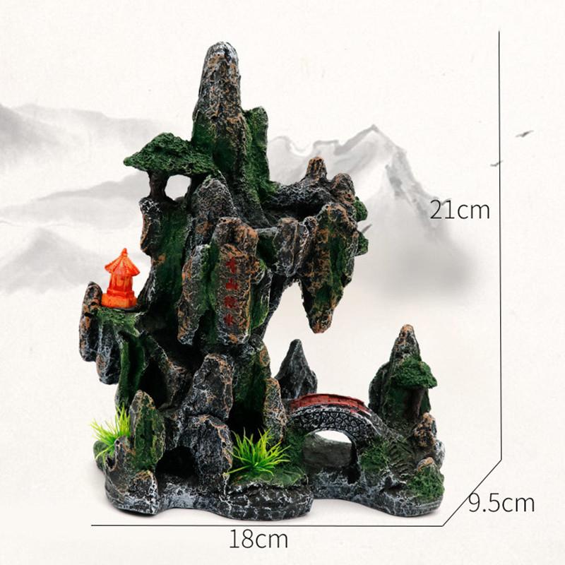 

Аквариумный скальный камень Водные украшения Аквариумный ландшафт Имитация ландшафта Смола Скальный камень Аксессуары для питомцев