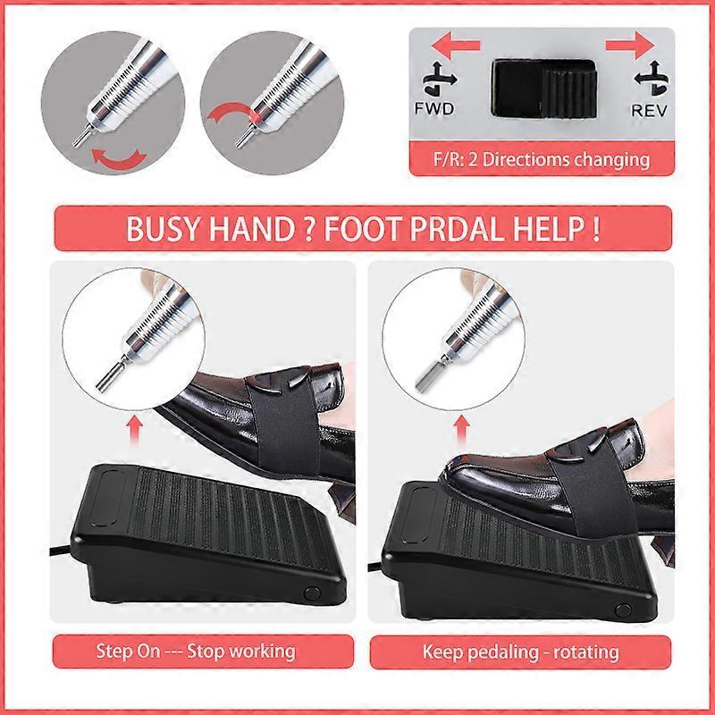 Electric Nail Drill Machine Set Professional Milling Cutter for Manicure Nail Files Drill Bits Gel Polish Remover Tools