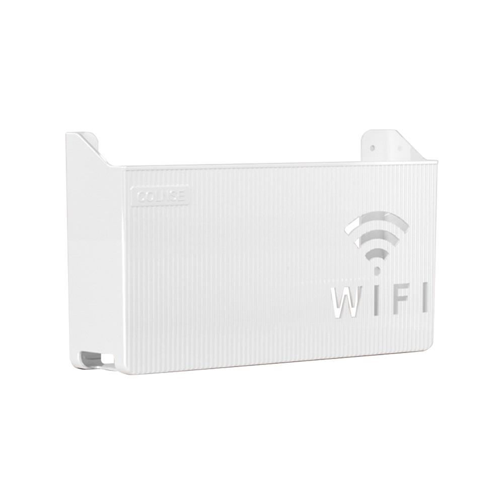 Настенный держатель для беспроводного Wi-Fi роутера, полка для хранения, коробка-органайзер для кабелей и блока питания, офисный настольный органайзер, полки, стойка для роутера