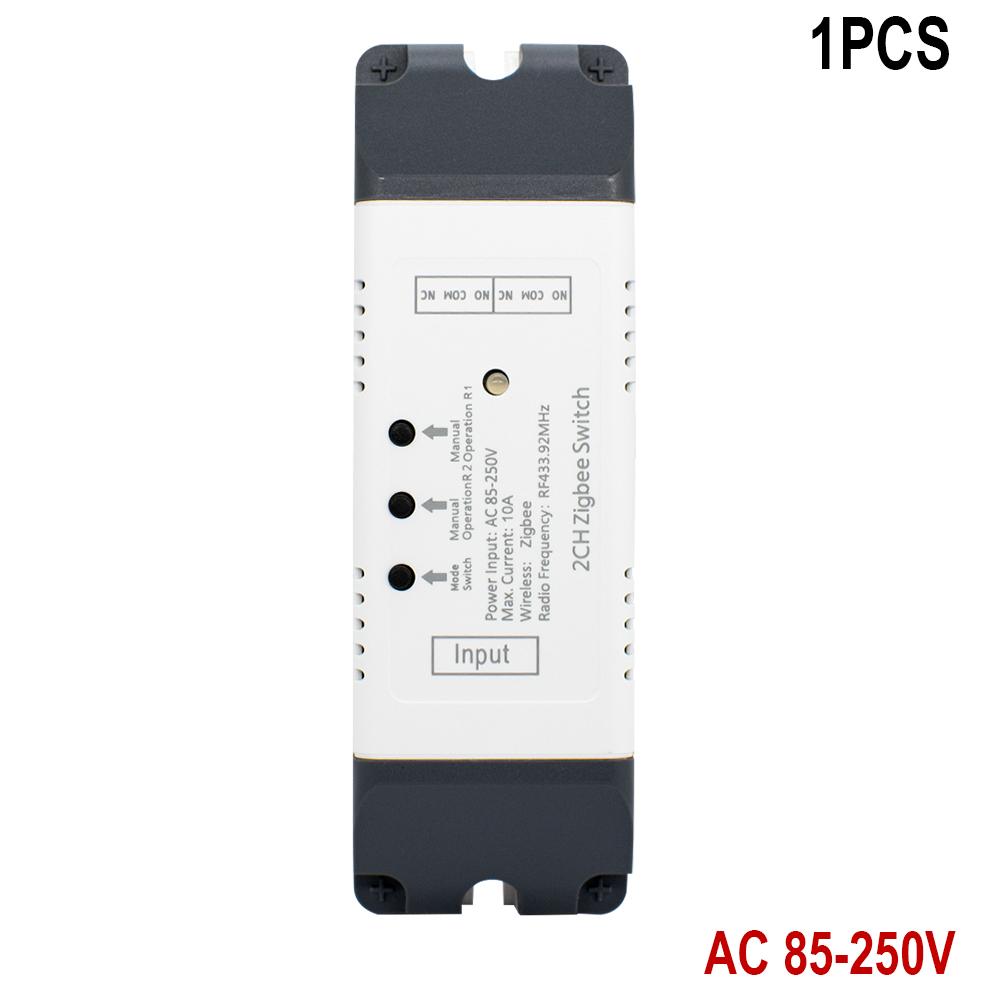 Zigbee 3.0 Gateway 12V 24V AC DC 1/2/4CH RF Smart Switch WIFI Remote Control 433 10A Switch Module Relay Work With Tuya