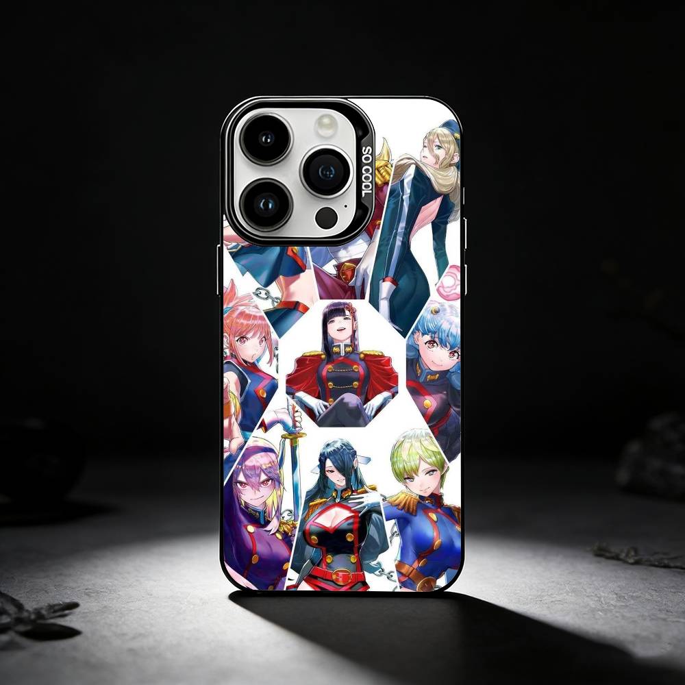 Chained Soldier Phone Case For iPhone 17,16,15,14,13,12,11 Plus,Pro Max,XS,Colored silver phone case