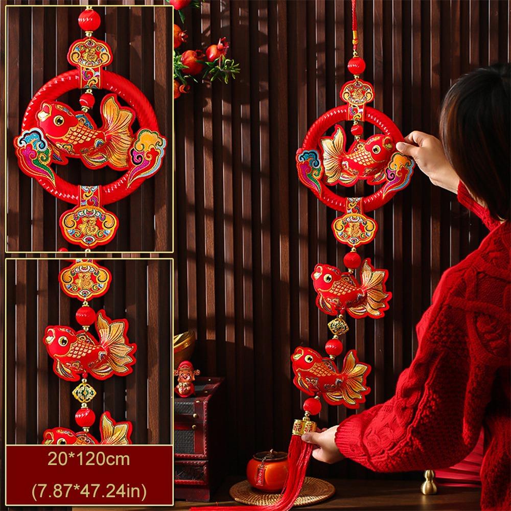 Lucky Chinese New Year Ornaments Hanging Spring Festival Decorations  Home
