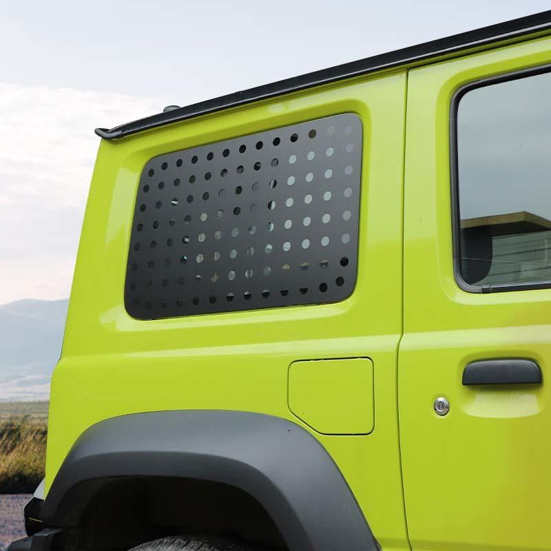 Car Rear Trunk Side Window Glass Decoration Cover Trim Stickers For Suzuki Jimny 2019 Up PVC Car Accessories