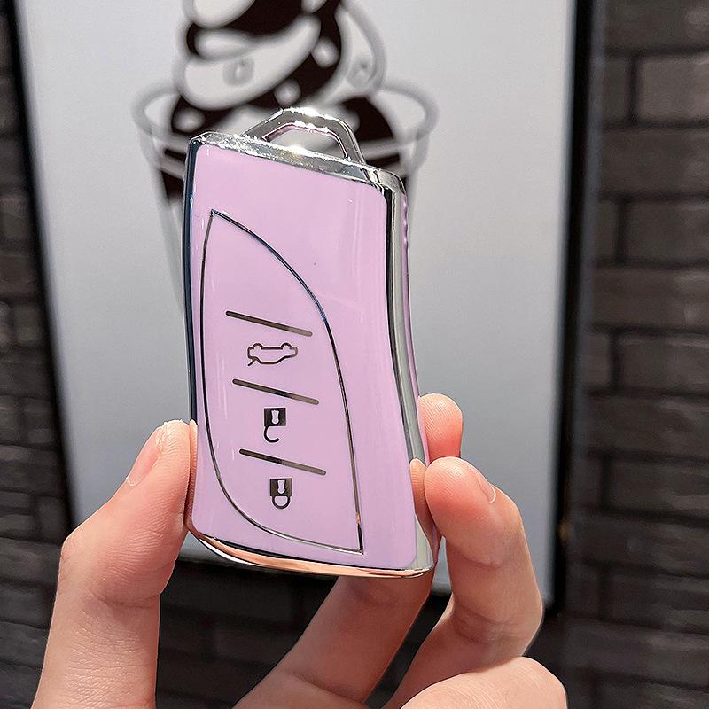 Lexus Key Case for UX260H, ES200, RX, NX, LX - Women's Car Key Bag Shell & Buckle