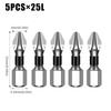K5 Non-slip Impact Phillips Screwdriver Bit S2 Alloy Cross Drill Bit Portable Driver Bit
