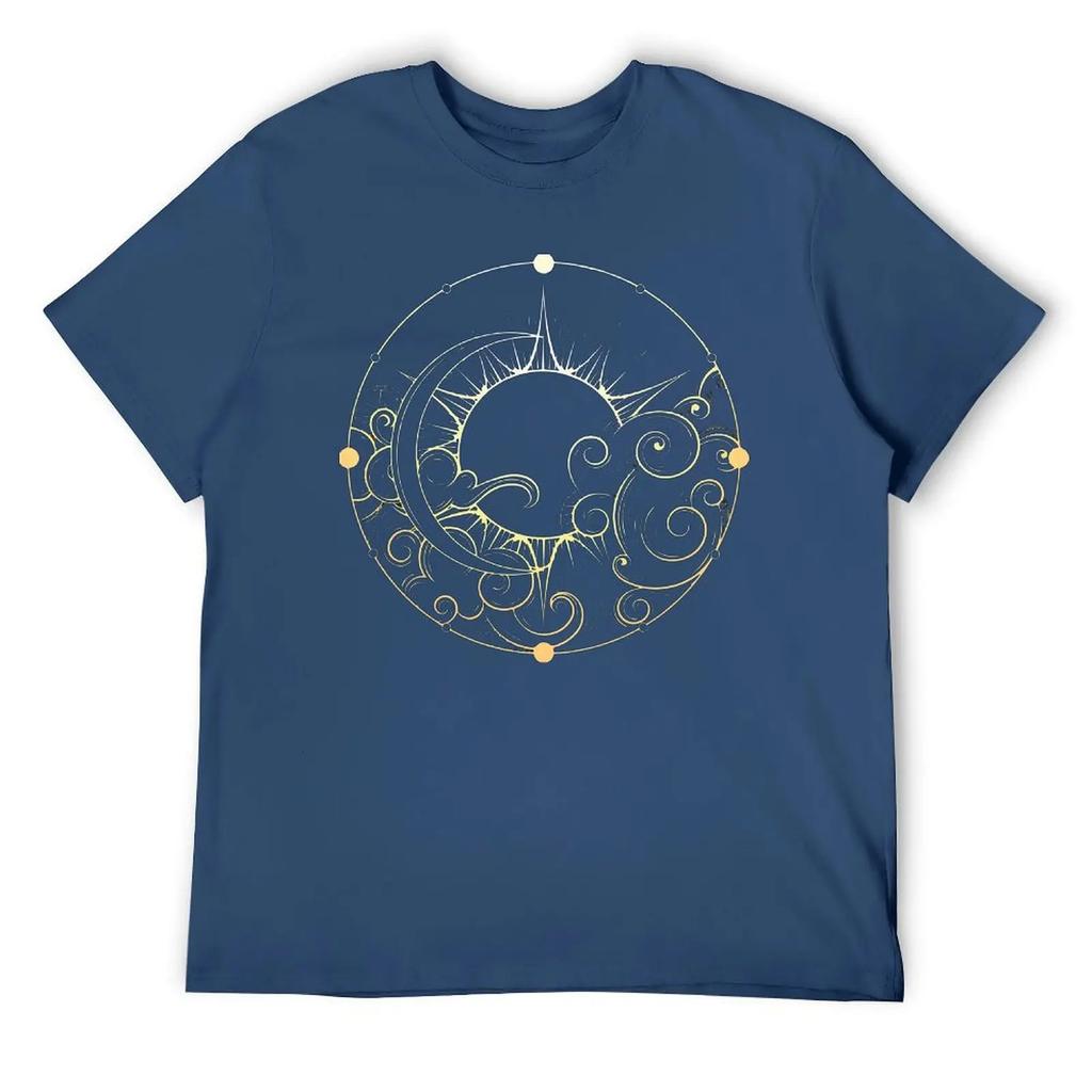Fresh Sun And Moon For Sale T-shirt  Movement Tees Graphic Cool Humor Graphic Leisure Eur Size