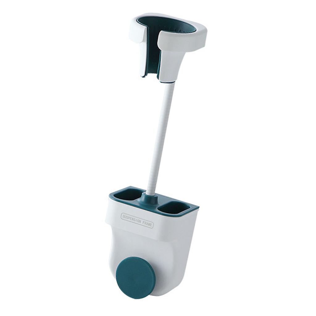Hair Dryer Holder Wall Mount Punch Free Bracket Support Stand for Bathroom Home Hotel Blue
