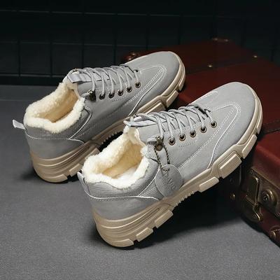 Lässige Baumwollschuhe 2024Die neuen Schneestiefel Winter Warm halten Wanderschuhe Outdoor Plüsch Verdickung Herren Schneestiefel Lässige Sneakers