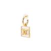 Chanel 1986-1988 square coco mark earrings ABA586-B10754-NN586