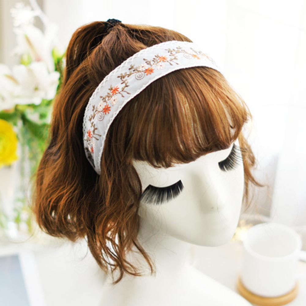 

Fashion Women Retro Floral Vintage Embroidery Hairband Hair Accessories Hair Hoop Headband
