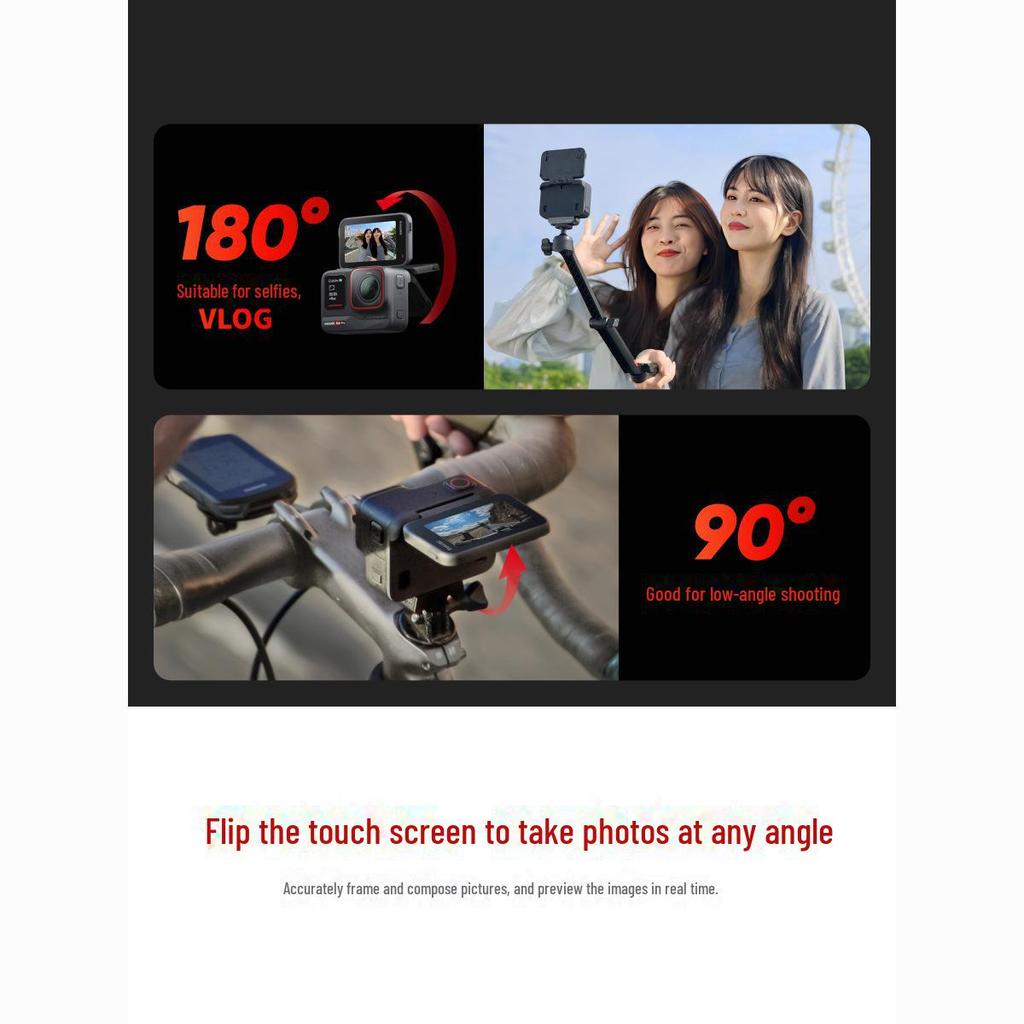 Kamera sportowa Insta360 Ace Pro AI do motocykli i narciarstwa