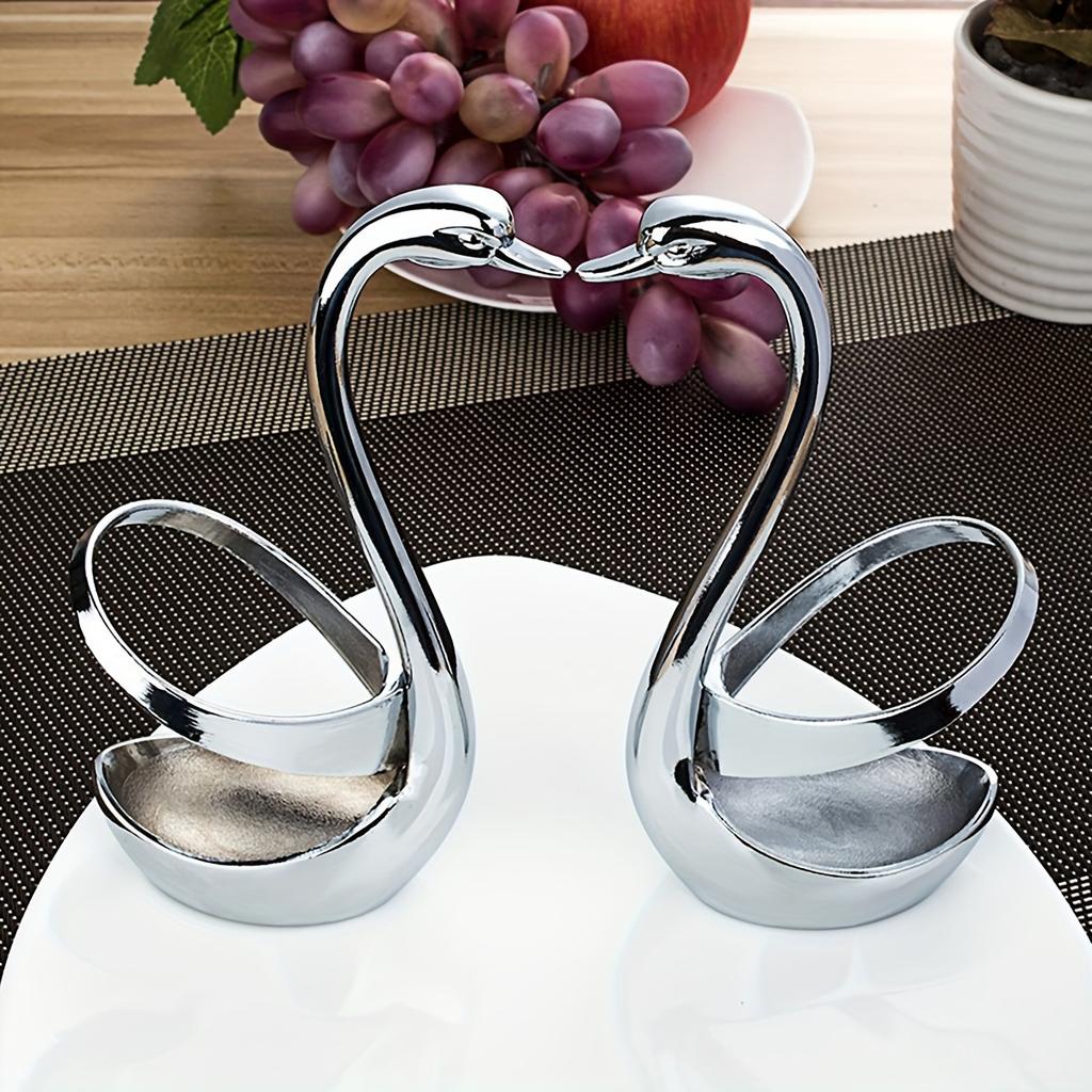 Elegant Stainless Steel Swan Base With Creativity Perfect For Parties, Weddings And Families