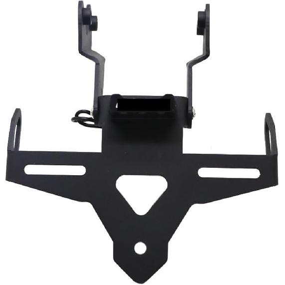 Adjust The Folding Compatible with Yamaha MT09 MT-09 MT 09 2024 2025 Motorcycle License Plate Holder LED Light Tail Tidy Fender Eliminator
