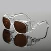 Safety Glasses Windproof Dustproof Goggles for Men Women Blue Blocking Protective Eyewear Large Frame Transparent Sunglasses