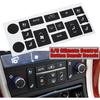 AC & Radio Repair Stickers for 2007-2014 Cadillac Escalade EXT ESV, Climate Control and Multimedia Button Repair Decal Stickers