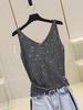 Korean Style Ice Silk Knit Sleeveless Loose Vest Top