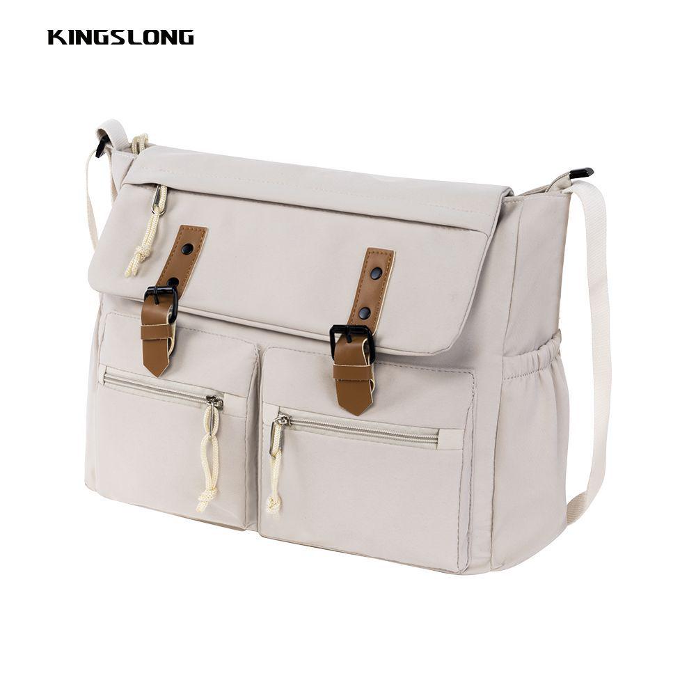 Versatile Large Capacity Canvas Crossbody Bag for Women & Men - Trendy Black Shoulder Bag