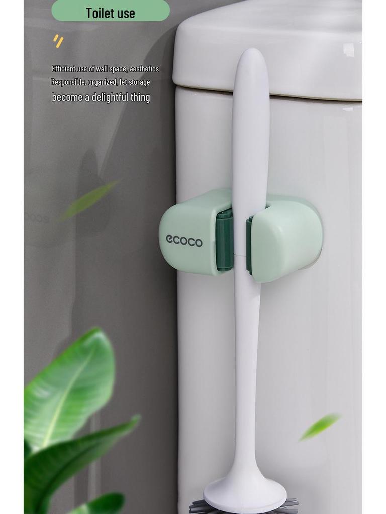 Nástěnný držák na mopy a košťata bez vrtání se silnými viskózovými klipy