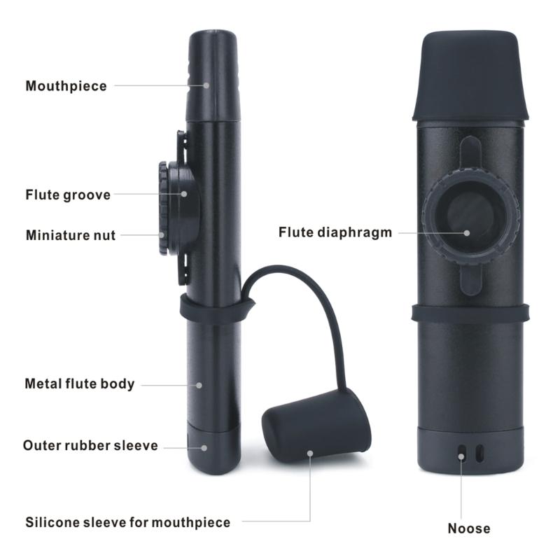 Professional Kazoo Kids Musical Instruments Easy To Learn Colorful Metal Kazoo for Guitar Ukulele Violin Piano Keyboard