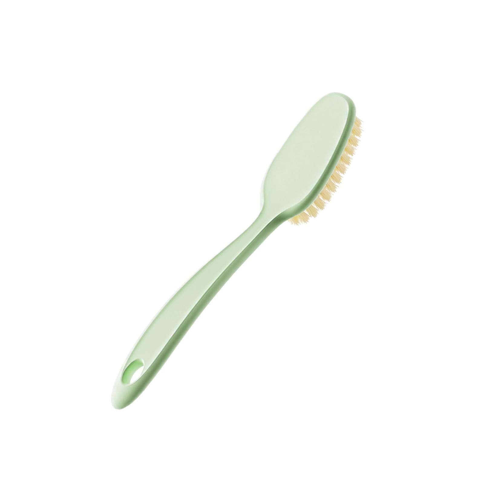 

Long Handle Soft Bristle Shoe Brush, Multifunctional Household Cleaning Brush for Clothes Shoes one size зелёный