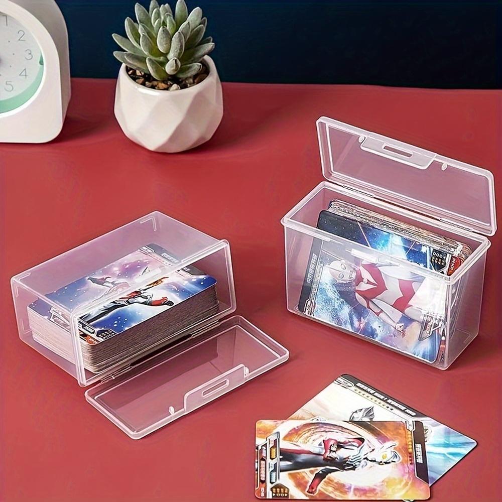 1PC Plastic Box, Rectangular Business Card, Credit Card Storage Box, Transparent Storage Box