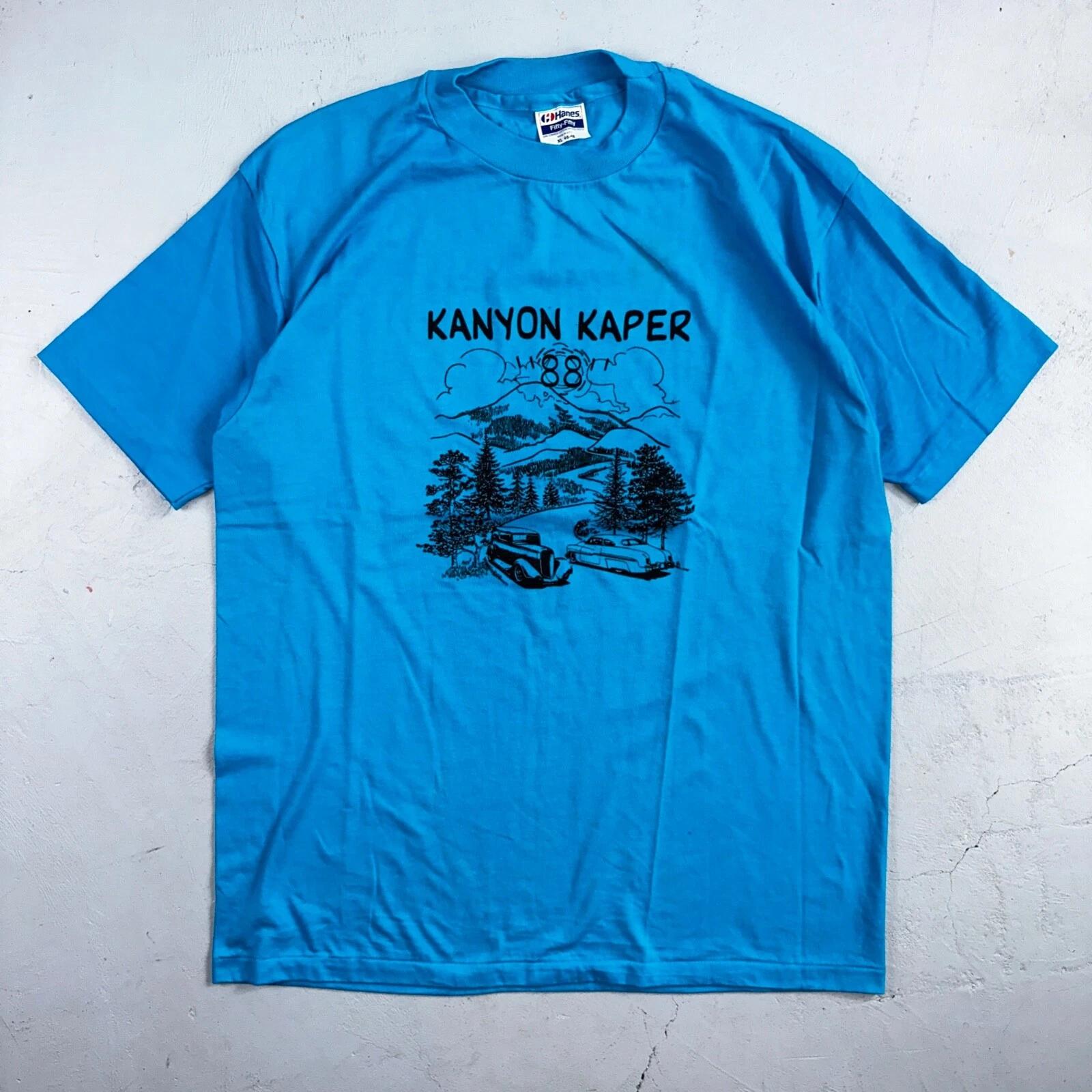 Kanyon Kaper 1988 VTG T Shirt Hanes Oregon Cars Racing Nature Forest PDX XL L
