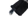 Hand Girls Mitten Trim Color Wrist Warm Fashion Soft Rabbit Fur Fingerless Women Gloves