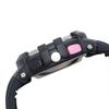 Analog 10 ATM Water EL 3D Simple Rubber Sports [Clefer] Kids' Watch, Resistant, Light, Dial, Multifunctional, Cute, Design, Strap, Black, T-SPORTS