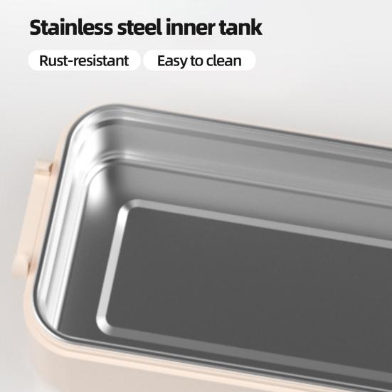 Heated Lunch Box 900ml Capacity Food Warmer Stainless Steel Hot Meal Lunch Container