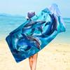 Microfiber Beach Towel Dolphins Quick-Drying 3D 150X75 Cm