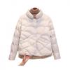 Womens Lightweight Short Down Jacket Winter White Duck Puffer Coat Slim Fit Casual Chic Outerwear