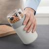 Sealing Overnight Oat Cup with Lid and Spoon Breakfast Cups Portable Salad Cup  Kitchen.