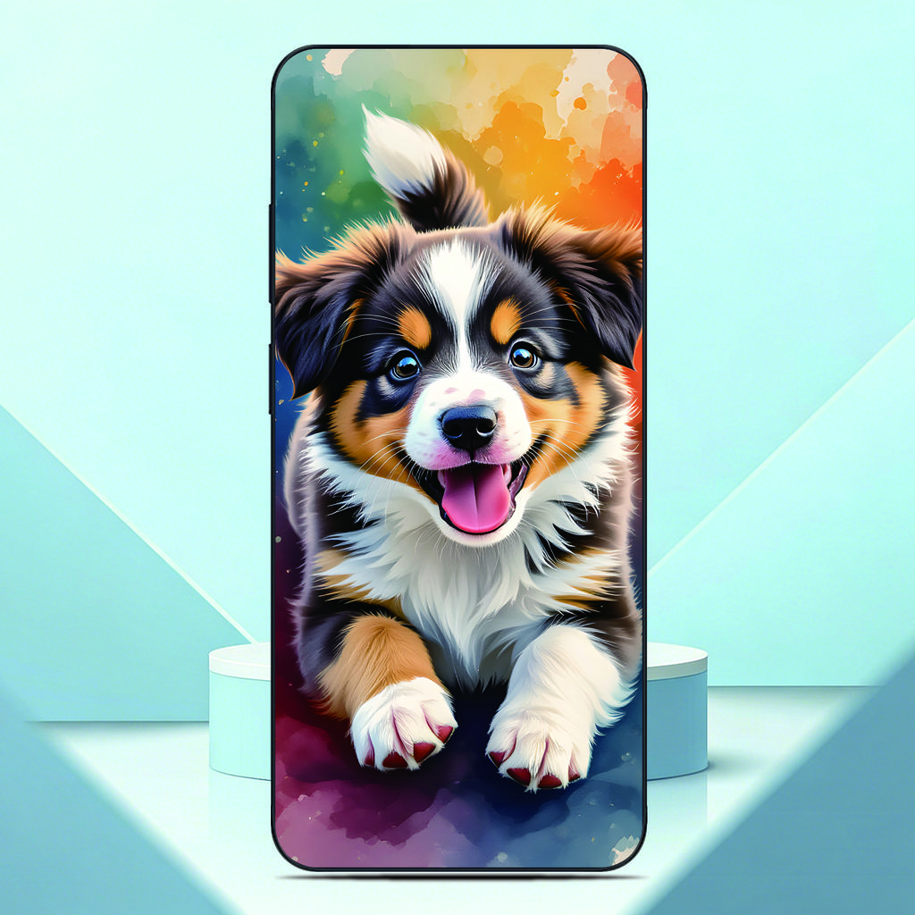 Animal Dog Puppy Phone Case For Motorola Moto G54 5G Painted Back Cover For Moto G54 Power G64 TPU Soft Fundas Customized Photo