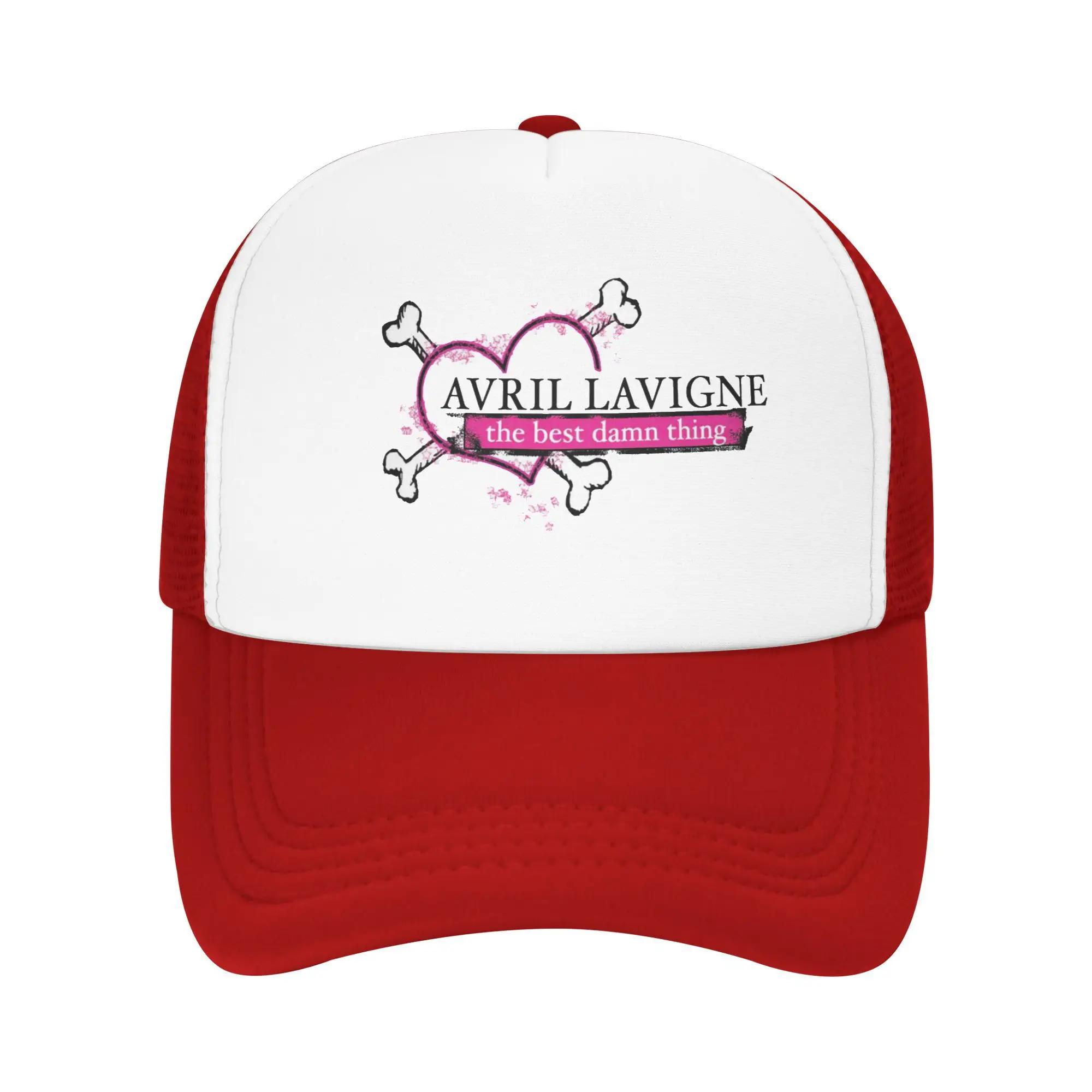 Bone Best Damn Thing Popular Singer Avril Lavigne Summer Mesh Baseball Caps Women Beach Ponytail Hat Unisex Trucker Cap One Size