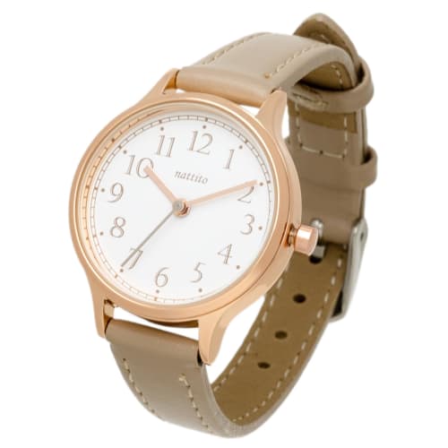 Fieldwork Women's Analog Watch with Leather Strap, Gray, Rita JN028-3