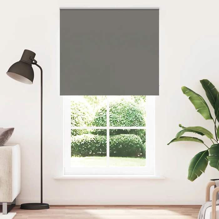 VidaXL Blackout Roller Blind Fabric Width 126.6 Cm Polyester 4011212