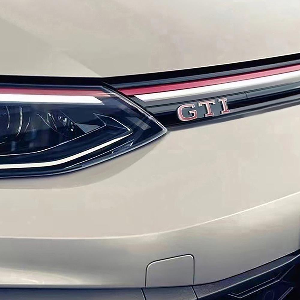 AABGM1 1PCS 3D ABS GTI GTD Emblem Car Hood Front Grille Badge Decoration Auto Modification Accessories for Volkswagen VW Golf 8 MK8