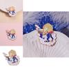 Charming Anime Character Design Metal Brooch For Cosplay Stylish Accessory For All