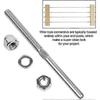 10 Pcs Threaded Cable Tensioners Stainless Steel Cable Splitter Guardrail