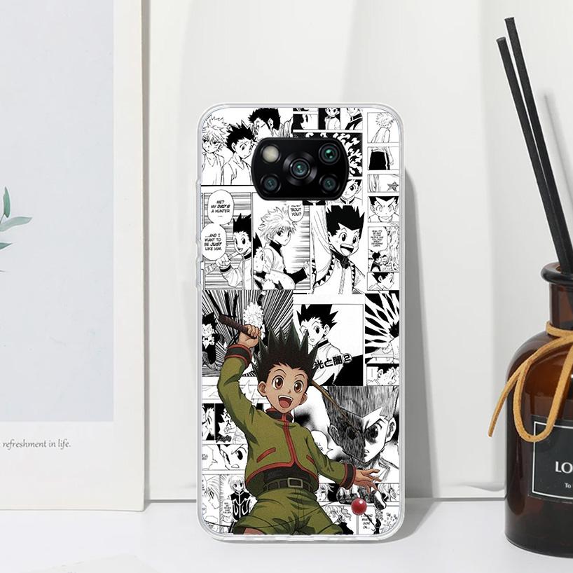 

Anime Hunter HXH Phone Case For Xiaomi Poco X7 X6 X5 M7 M8 Pro F7 Ultra Redmi 15C 15 13C 13 12C 12 10 10C 10A Art Fundas Poco X7 Redmi 13C