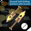Plasterboard Wall Fixing Plug Self-Tapping Screws Kit Dowel Fixing Tools Screws Expansion Nails