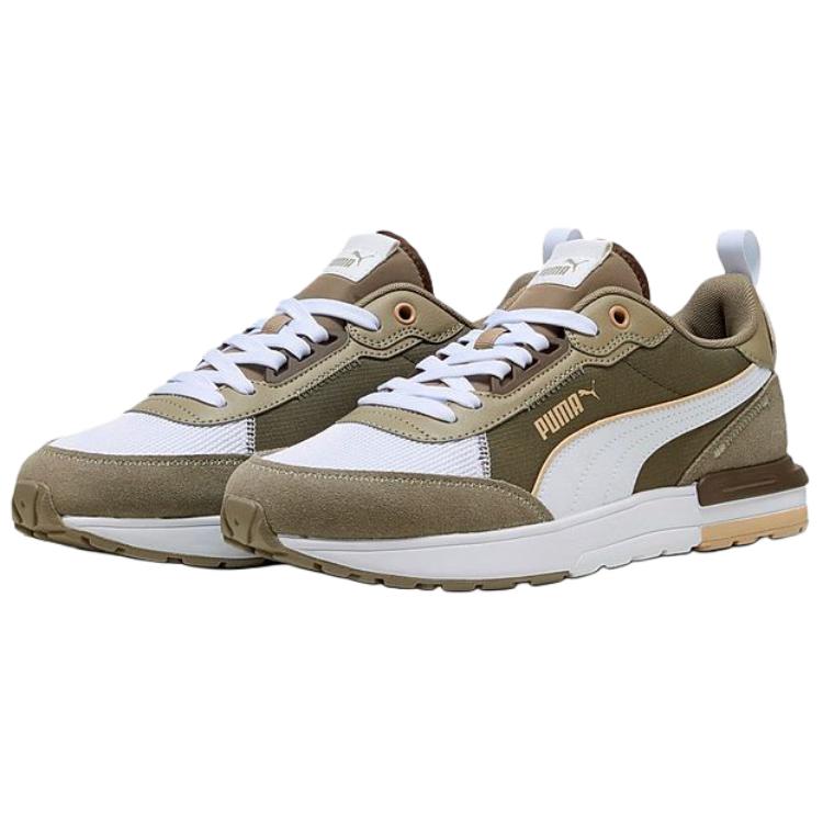 Puma R22 Versatile Comfortable Low-Top Casual Shoes Unisex Sneakers Brown 383462-52