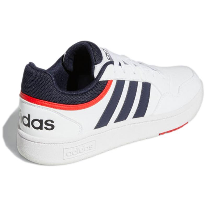 Adidas Hoops 3.0 Low Classic Vintage Shoes 'White Vivid Red' Sneakers GY5427